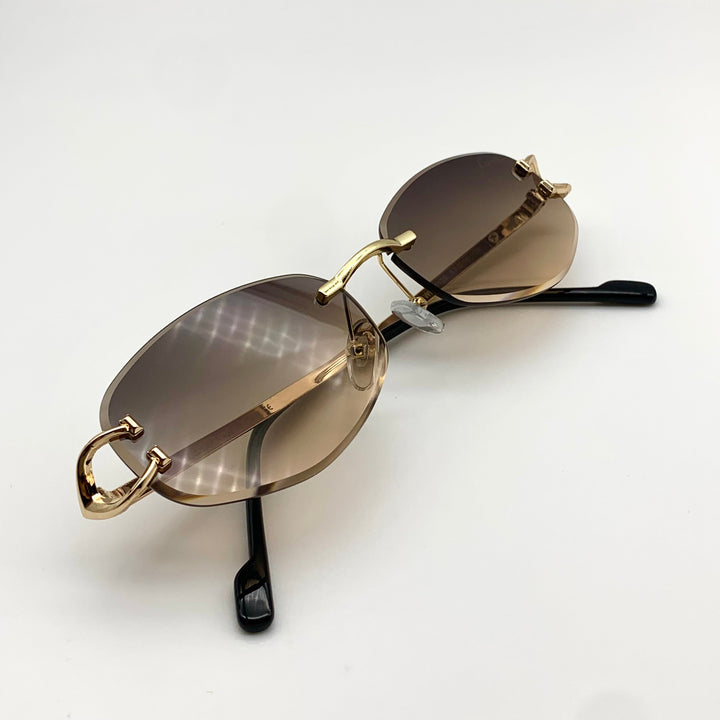 Solaires: Cartier Frameless Gold