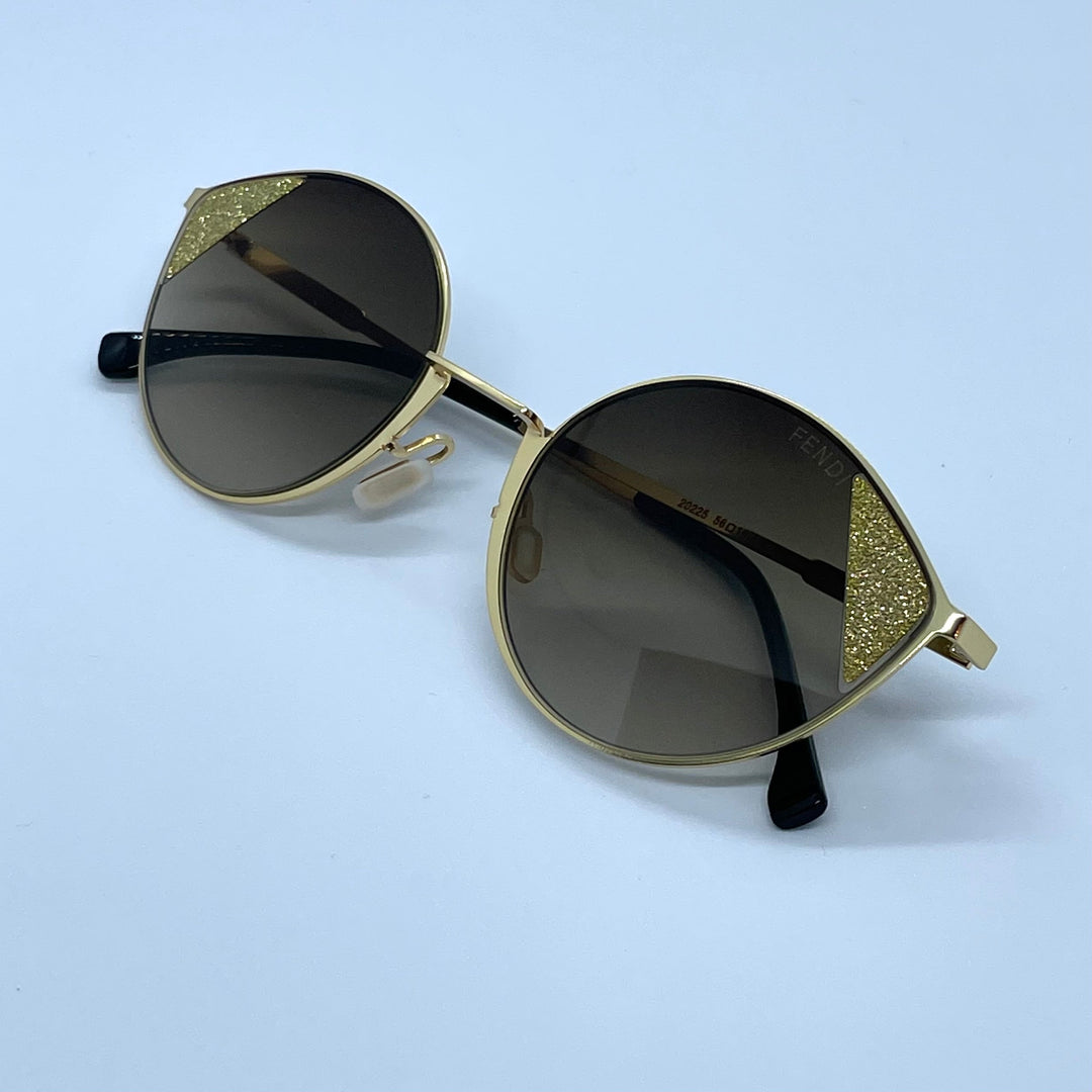 Solaires: Fendi Gold Metal