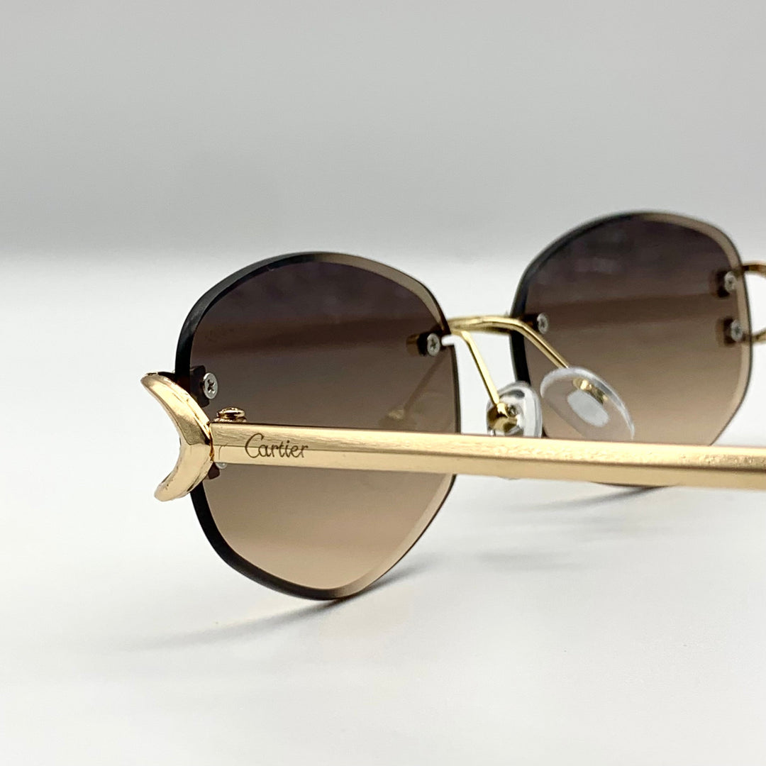 Solaires: Cartier Frameless Gold