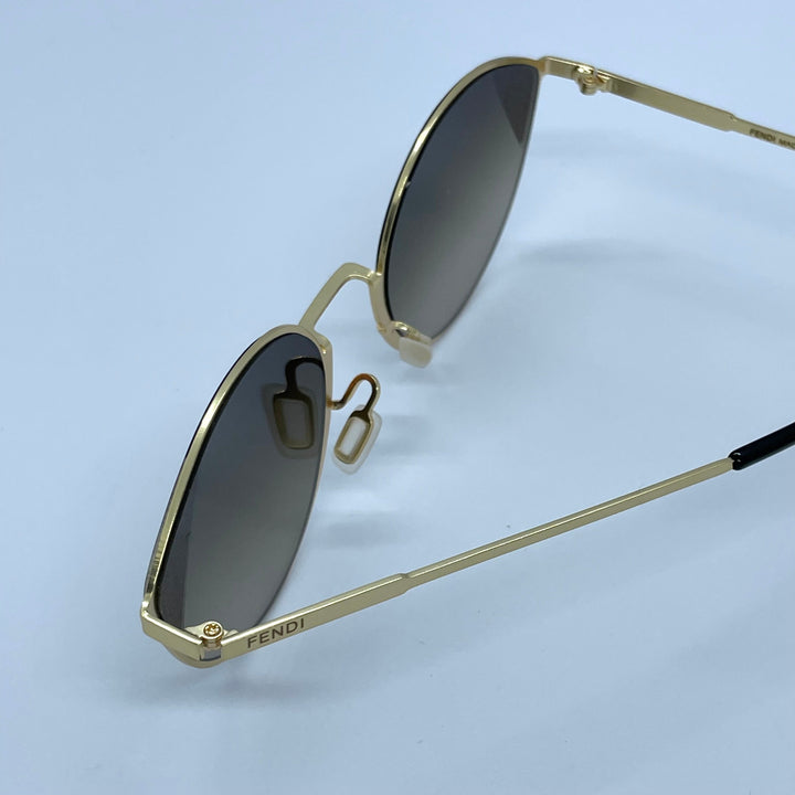 Solaires: Fendi Gold Metal