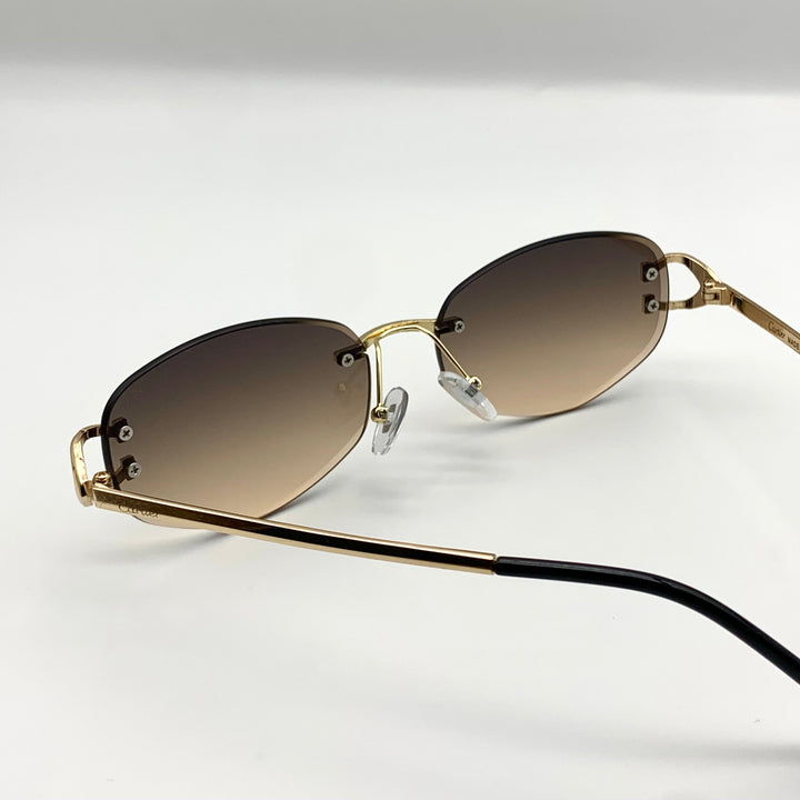 Solaires: Cartier Frameless Gold