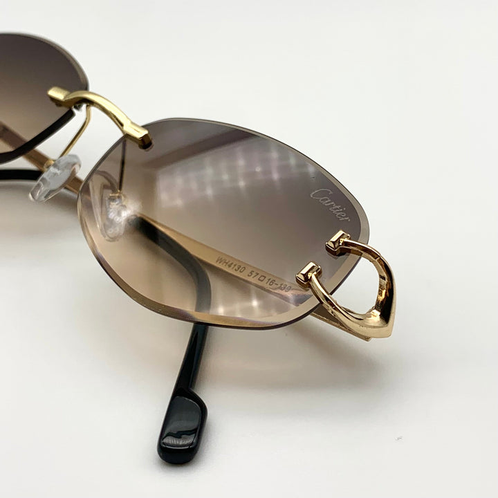 Solaires: Cartier Frameless Gold