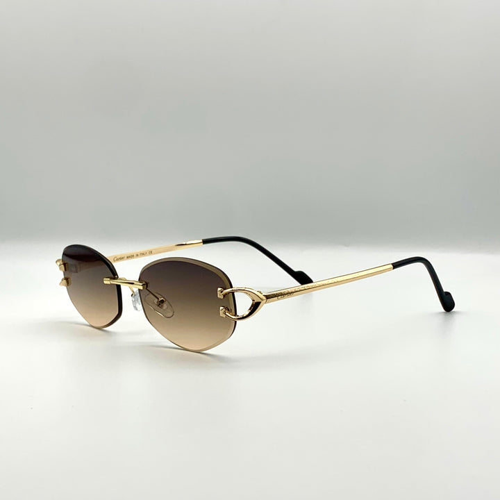 Solaires: Cartier Frameless Gold
